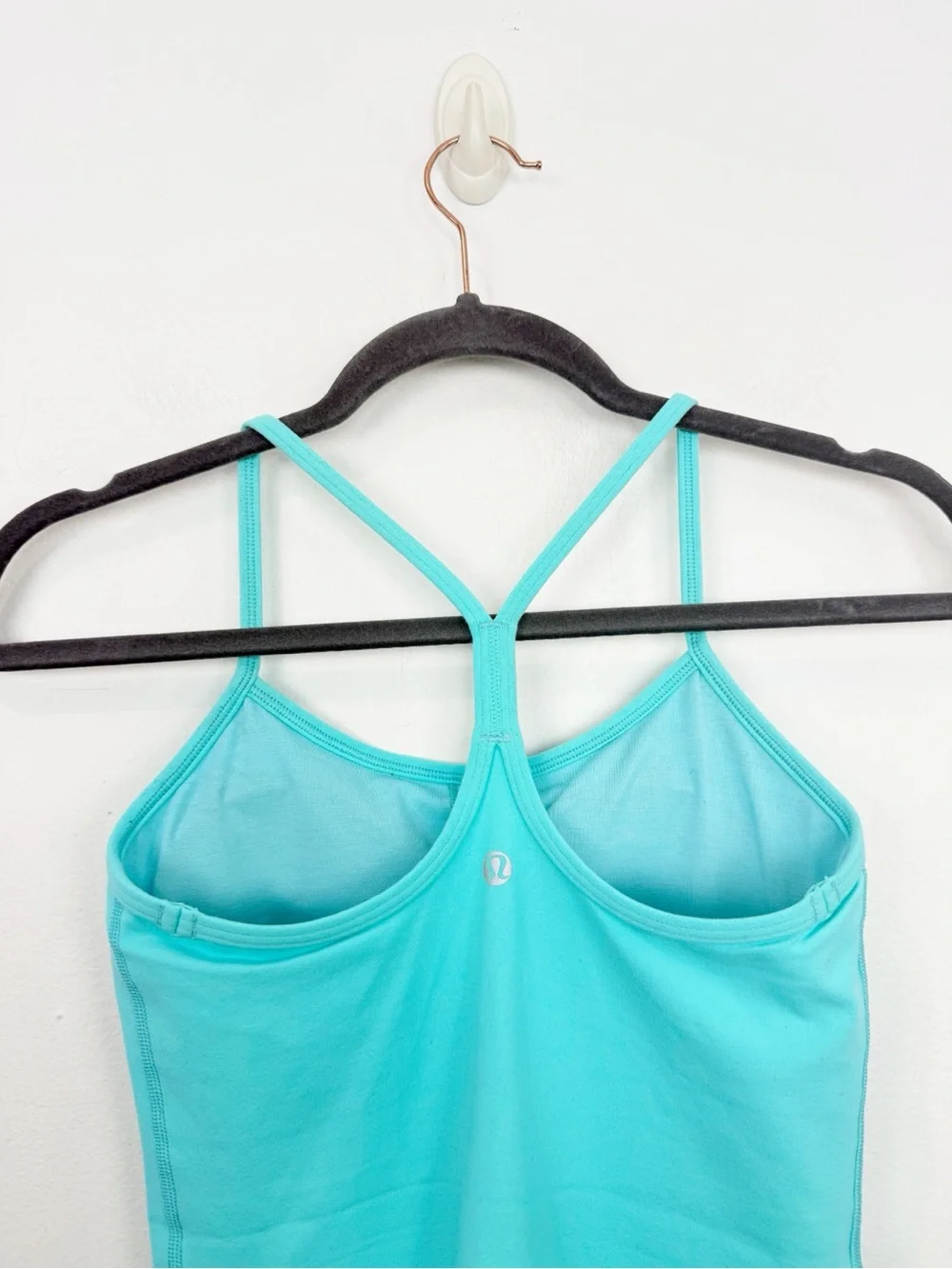 Lululemon Power Y Aqua Blue Tank Top Size 4